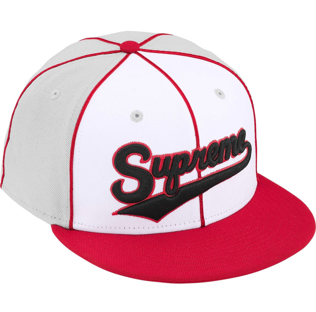 Supreme Piping Script Logo New Era® Red (7 1/4)