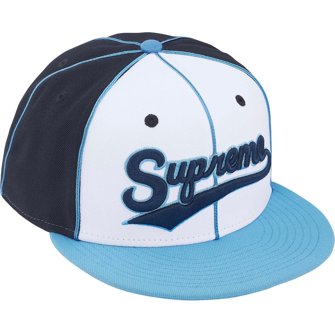 Supreme Piping Script Logo New Era® Blue (7 1/4)