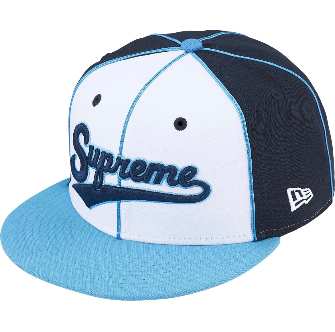 Supreme Piping Script Logo New Era® Blue (7 1/4)