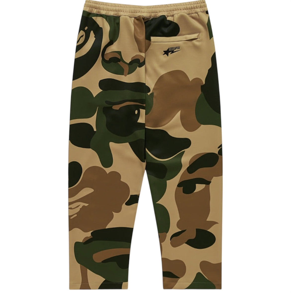 BAPE x KID SUPER PATCHWORK TRACKPANTS