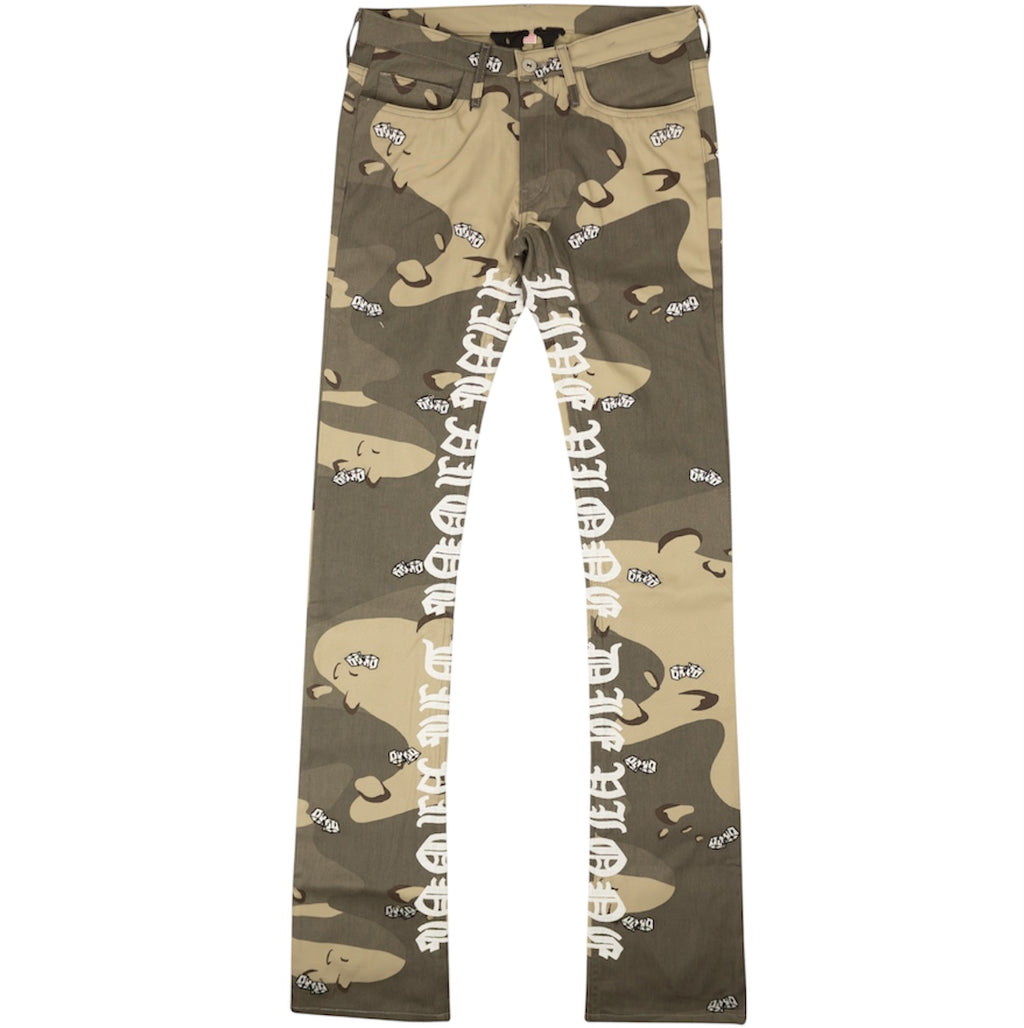 Vlone 5 Pocket Jean - Desert Camo
