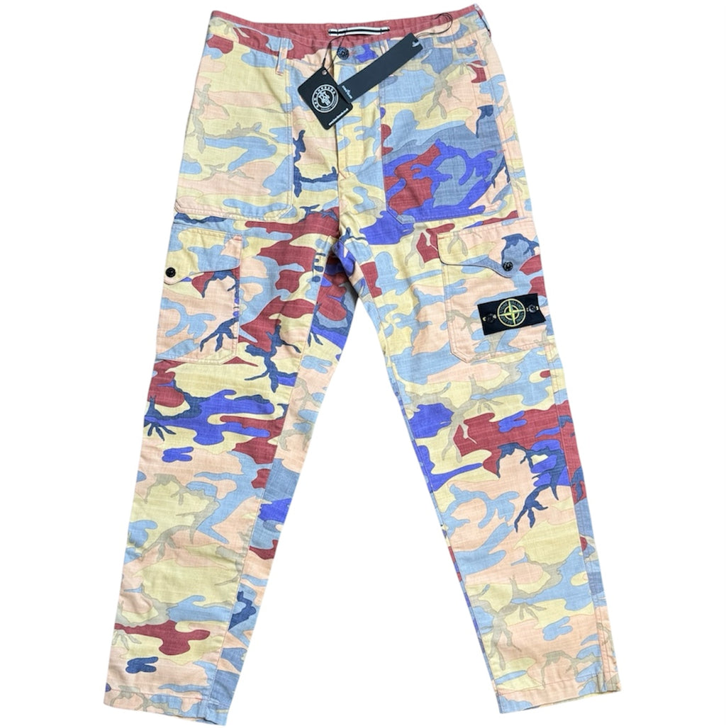 Stone Island Heritage Camo Cargo Trousers