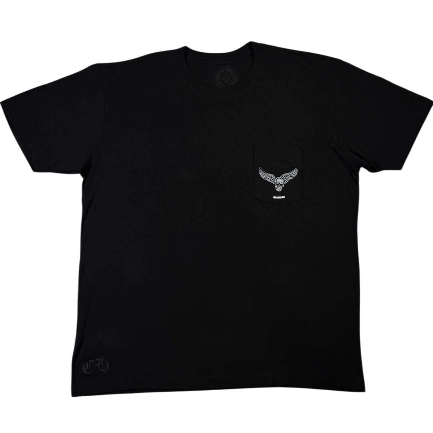 Chrome Hearts yungblud Black & White Foti Cross Logo T-Shirt